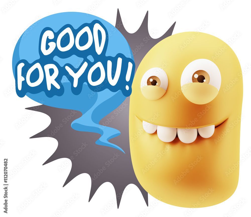 3d Rendering Smile Character Emoticon Expression saying Good For 3d Rendering Smile Character Emoticon Expression saying Good For