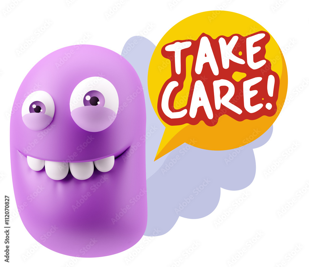 3d Illustration Laughing Character Emoji Expression saying Take 3d Illustration Laughing Character Emoji Expression saying Take