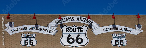 Route 66 sign in Williams, Arizona