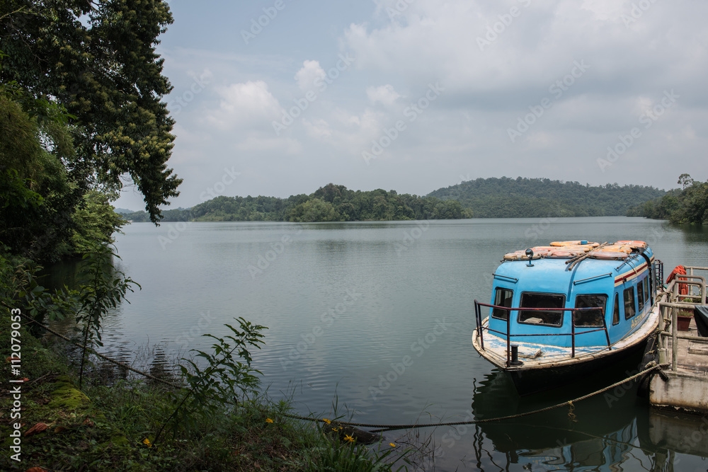 Fototapeta premium Boat on Lake