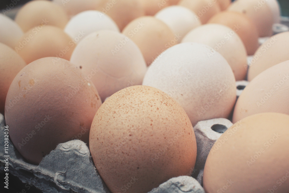 Eggs in box Eggs in box