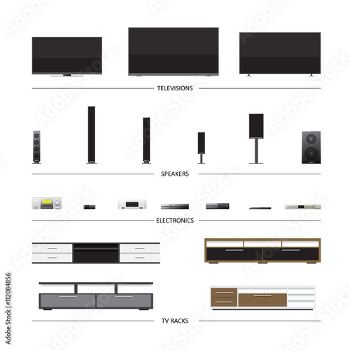 TV Racks and Electronics