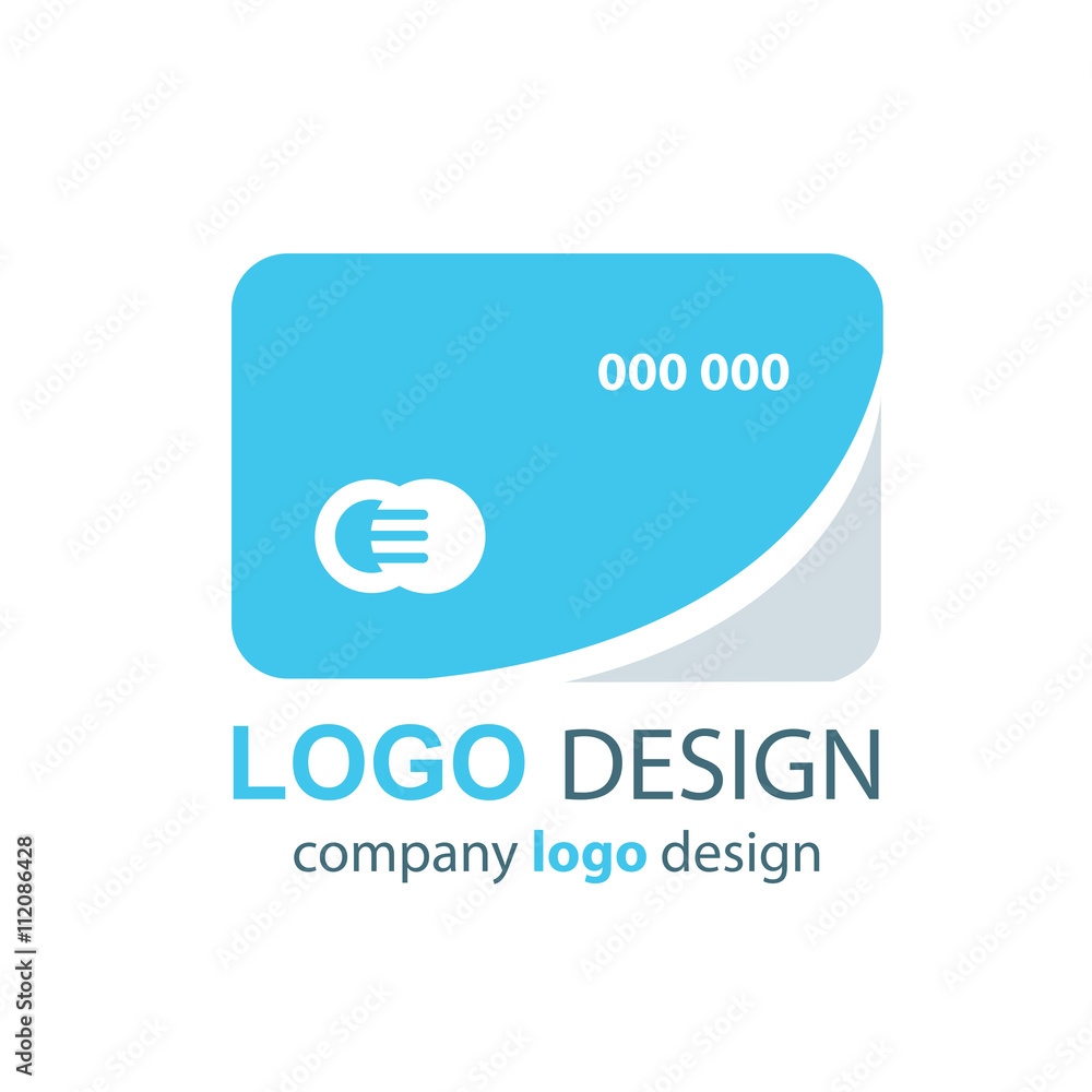 card logo design blue design card logo design blue design