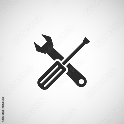 screwdriver and wrench icon