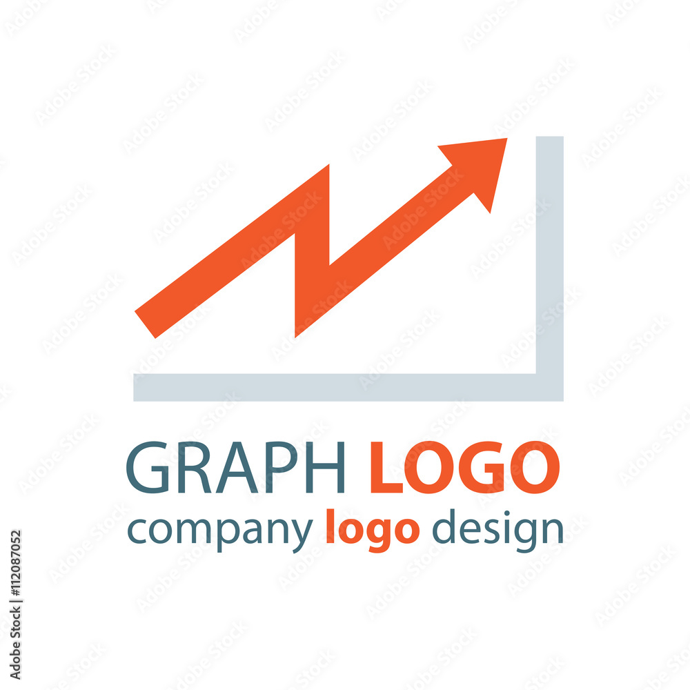 graph logo design orange graph logo design orange