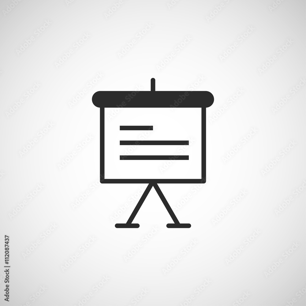 presentation board icon presentation board icon