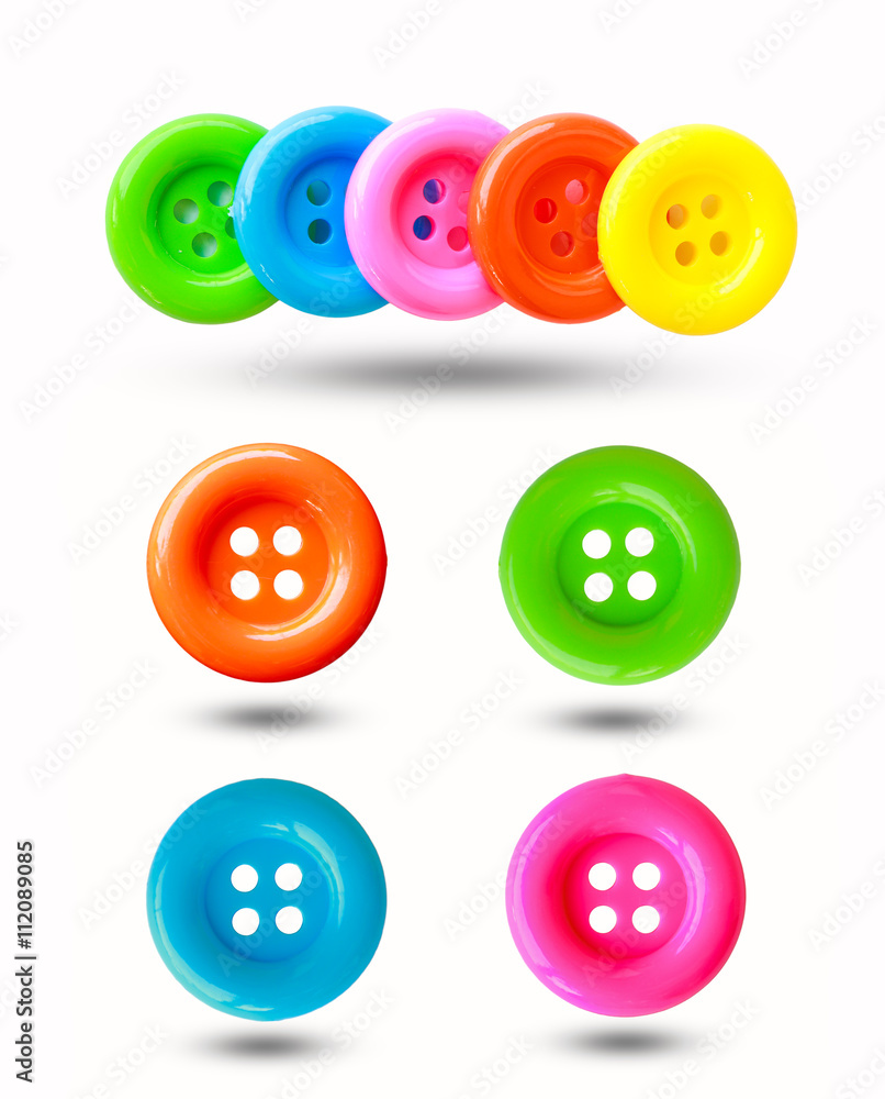 Button isolated on white background, Button object. Button isolated on white background, Button object.