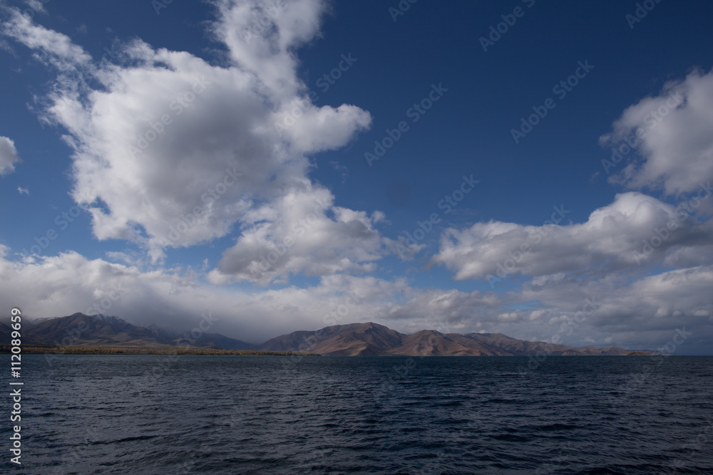 mountain view from lake