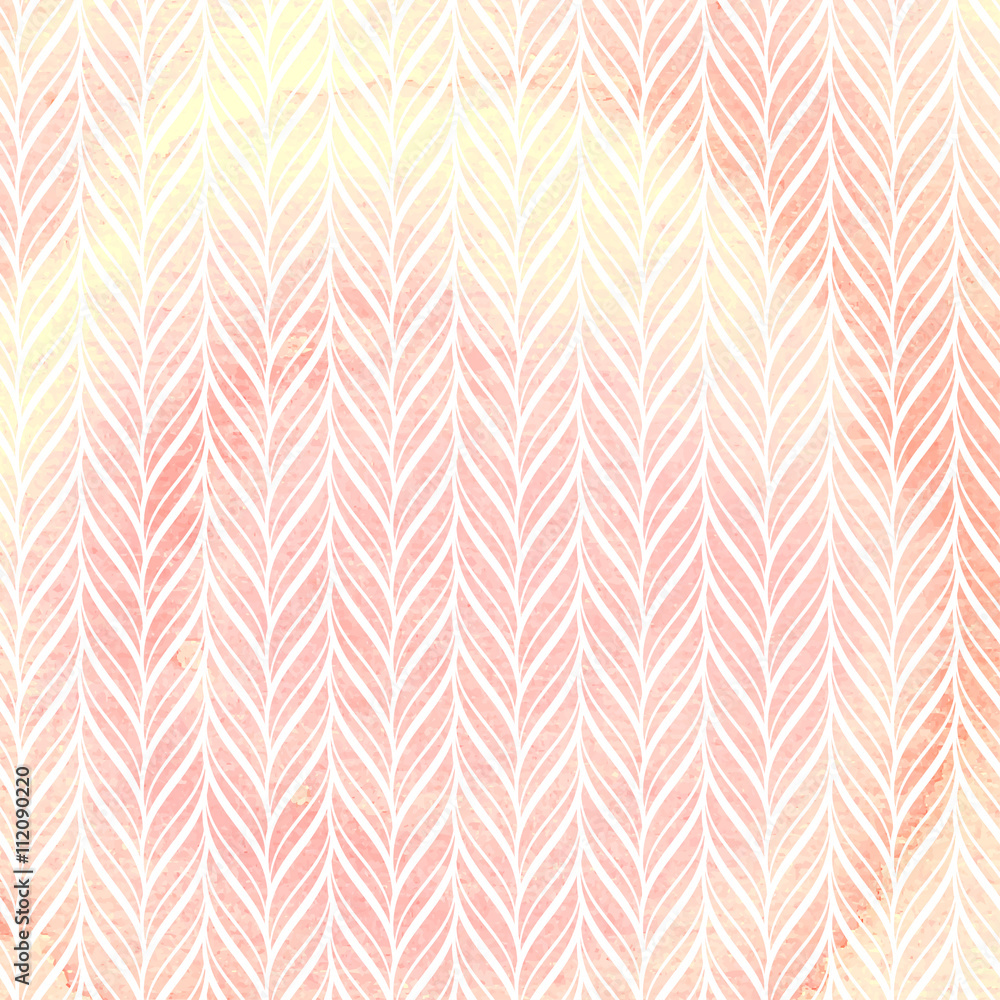 Fototapeta premium Dzianiny wzór na akwareli teksturze