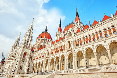 Hungarian Parliament close-up. Budapest. One of the most beautif © BRIAN_KINNEY