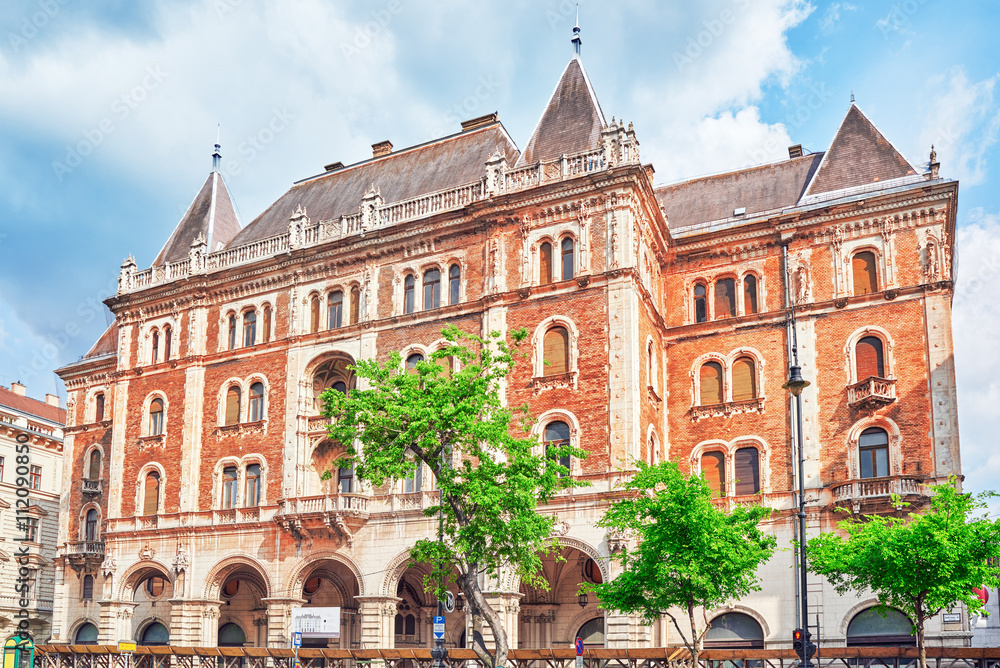 BUDAPEST, HANGARY-MAY 02, 2016 :Dreschler Palace-gorgeous buildi