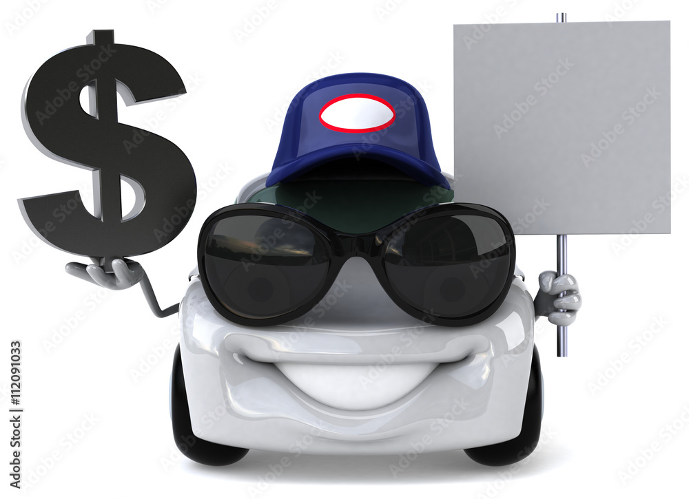 Fototapeta premium Fun car