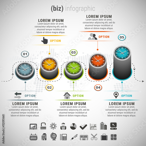 Business infographic.File contains text editable AI and PSD, EPS10,JPEG and free font link used in design.
Created with blend. Easy to adjust the height for each element.
