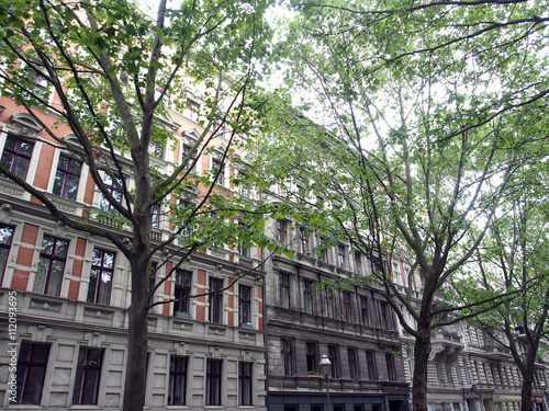 Wallpaper Mural Grünes Berlin: Straße in Kreuzberg Torontodigital.ca