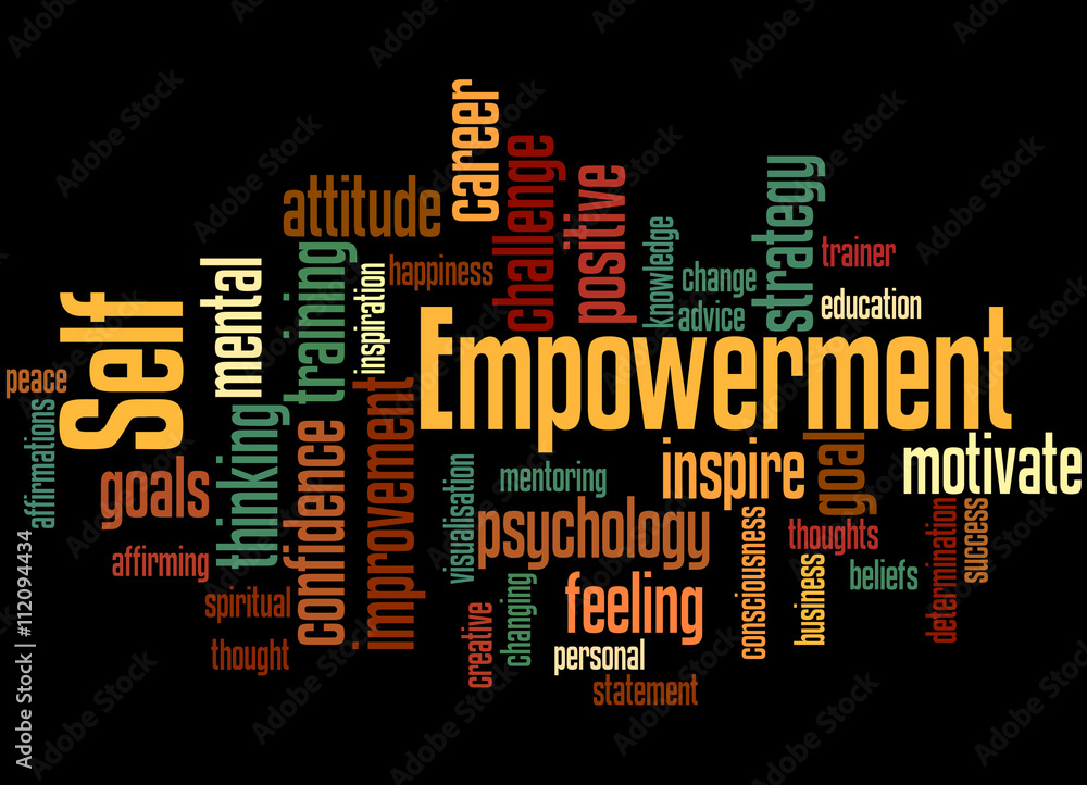 Self Empowerment, word cloud concept 2 Self Empowerment, word cloud concept 2