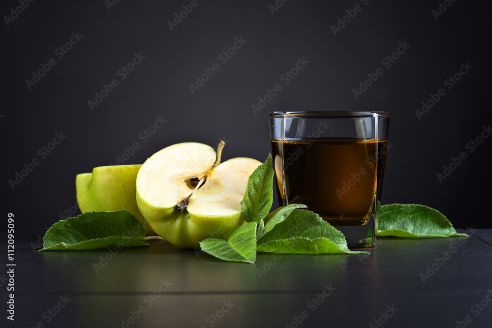 glass of apple juice glass of apple juice