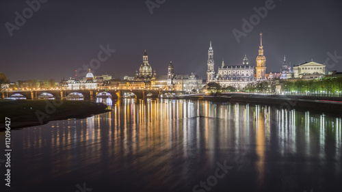 Dresden Panorama at night