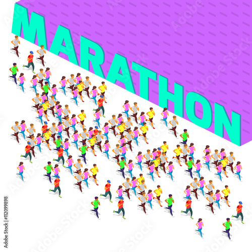 marathon running sprinter