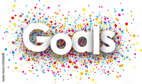 Goals paper banner.