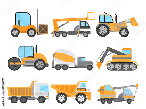 Machines for Construction Work Set © robu_s
