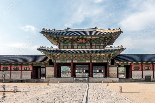 The Main Gate of the Gyeongbokgung Palace photo