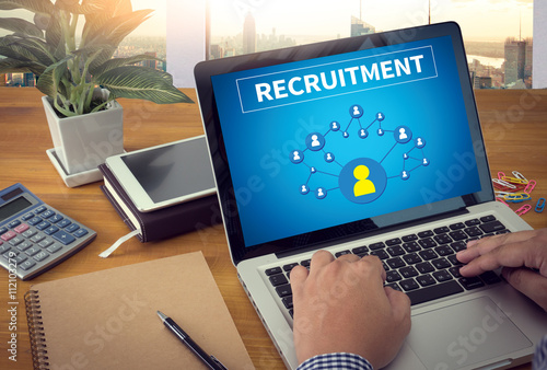 Schilderij op canvas RECRUITMENT