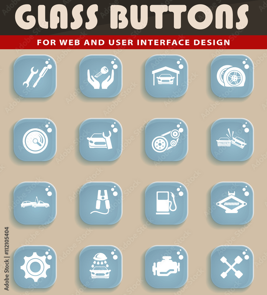 Auto Service Icons Auto Service Icons