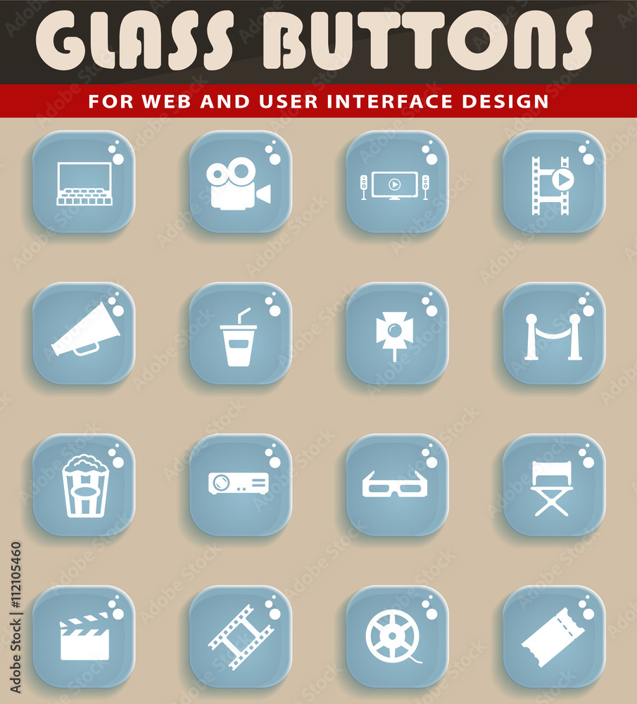 Cinema simply icons Cinema simply icons