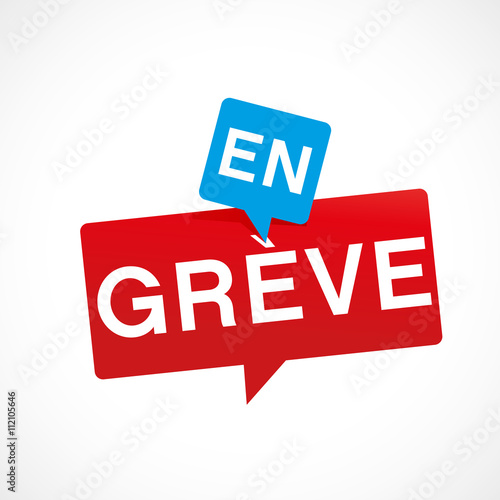 en grève