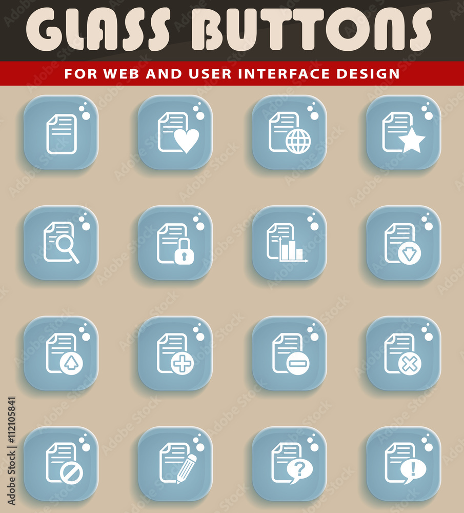 document icon set document icon set