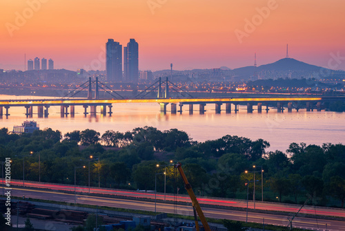Photography Korea,Seoul at night, South Korea city skyline