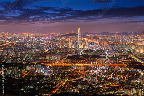 Korea Seoul City Skyline   South Korea