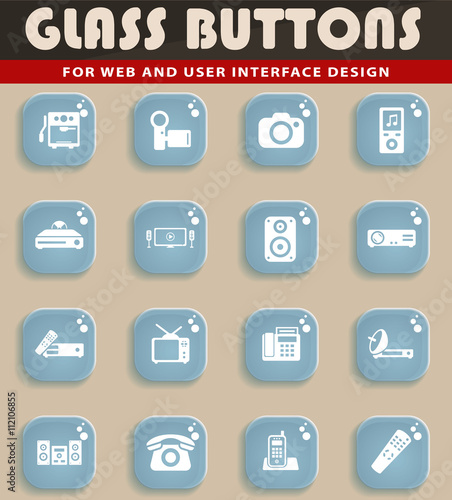 Home applicances simply icons