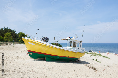 Fishing boat on the beach