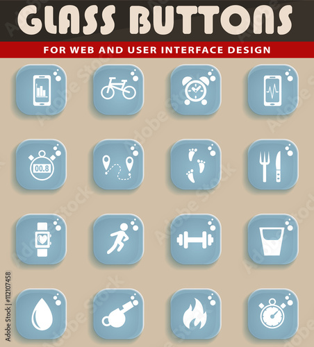 monitoring apps icon set