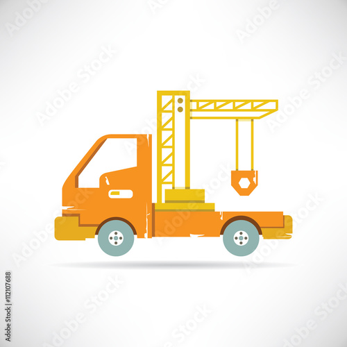 truck and crane