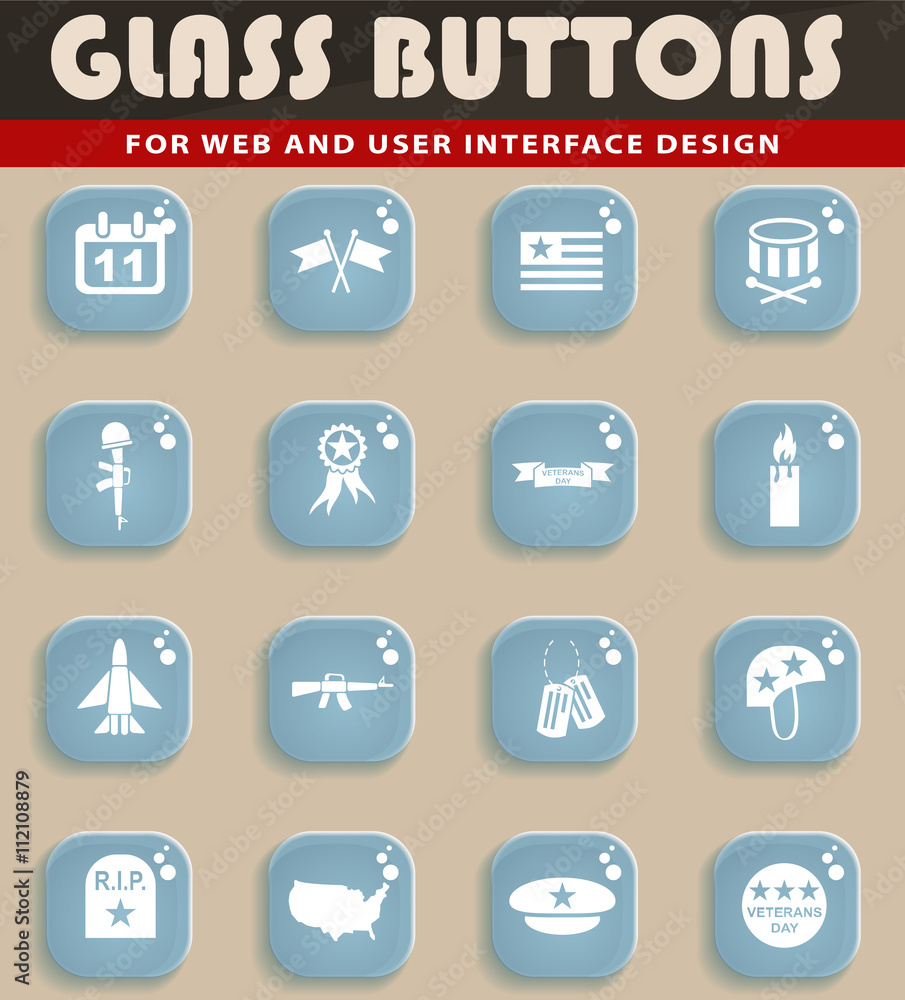 veterans day icon set veterans day icon set