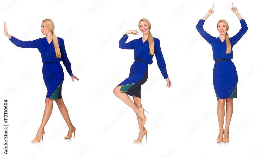 Fototapeta premium Composite photo of woman in various poses