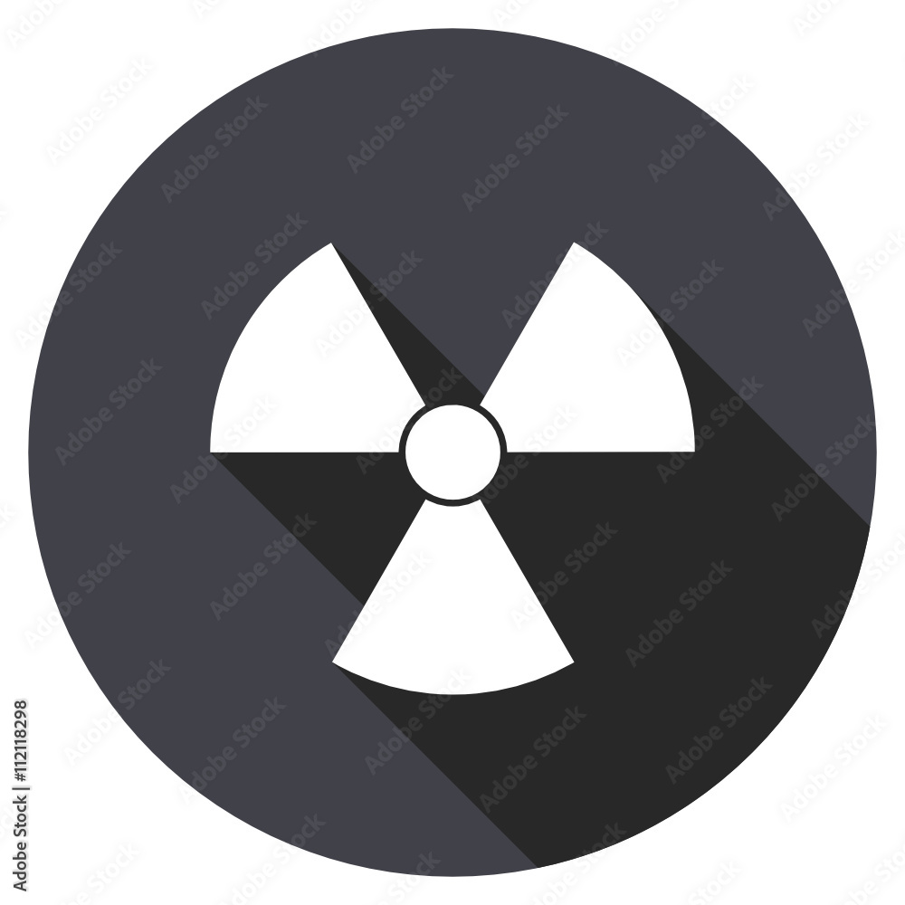  vector icon, circle flat design internet button, web and mobile app illustration