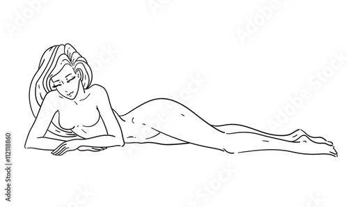 Vector sexy woman