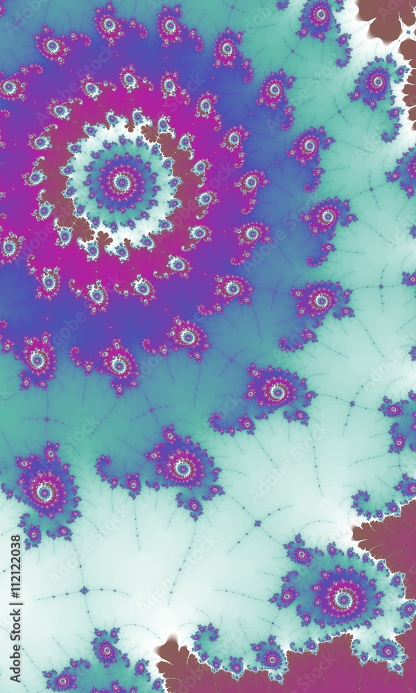 abstract bright fractal pattern
