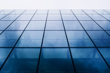 Abstract modern architecture on sky background