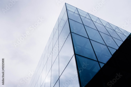 Canvas Print Abstract modern architecture on sky background