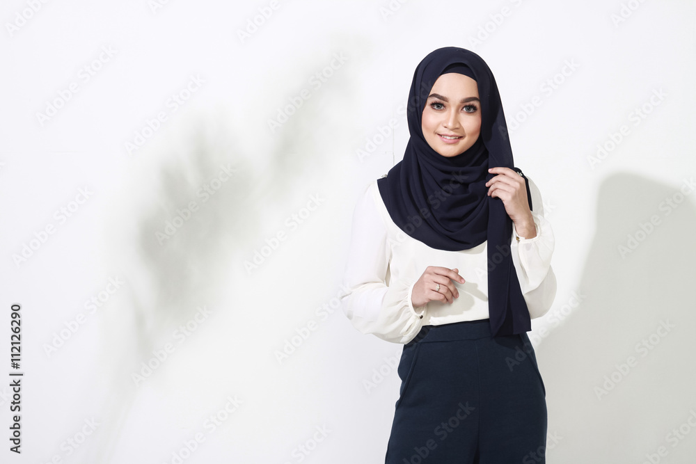 asian woman model posing on white wall asian woman model posing on white wall