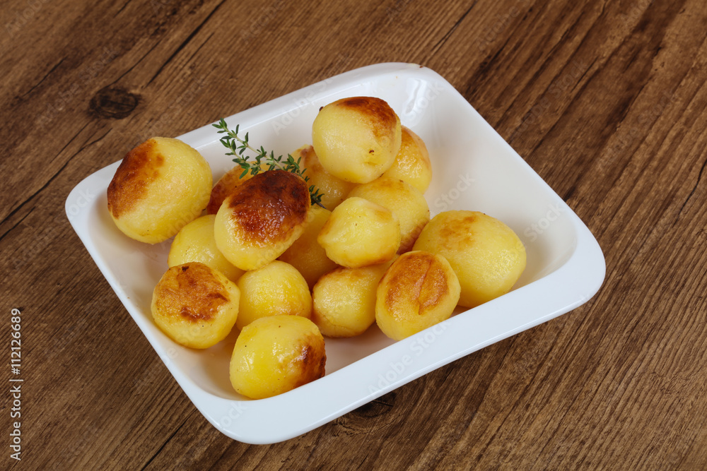 Golden backed potato