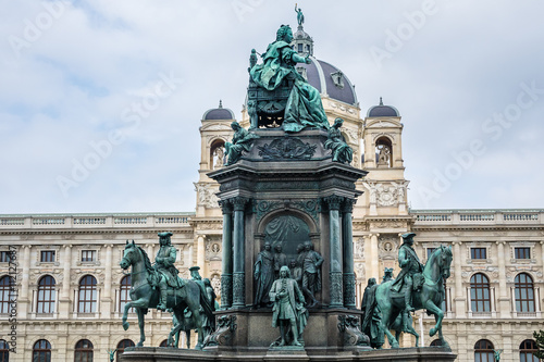Maria Theresia Monument, in Vienna, Austria. © dbrnjhrj