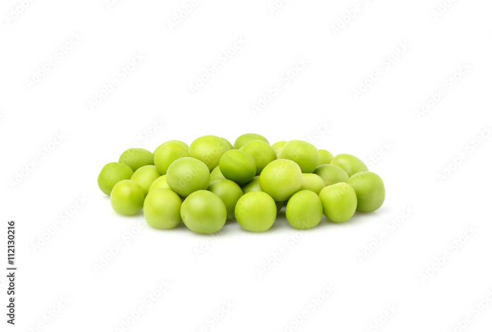 Green peas isolated. Green peas isolated.