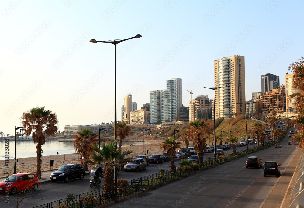 Fototapeta premium Bejrut, życie w mieście