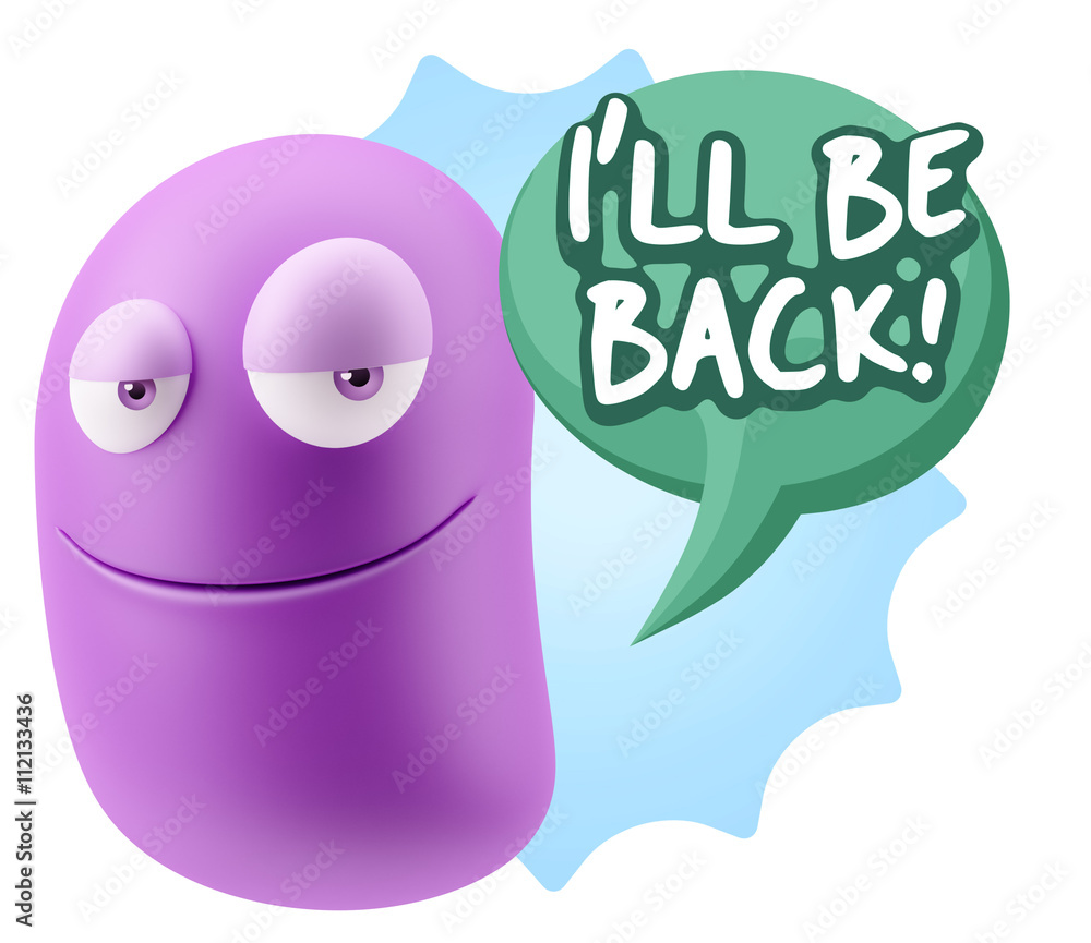 3d Illustration Laughing Character Emoji Expression saying I'll 3d Illustration Laughing Character Emoji Expression saying I'll