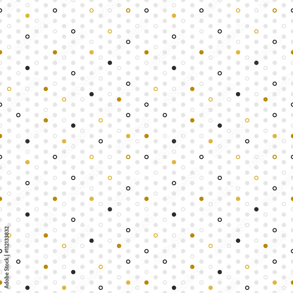 Circles, donuts seamless pattern. Gold pattern for fashion and wallpaper. Vector illustration. Circles, donuts seamless pattern. Gold pattern for fashion and wallpaper. Vector illustration.